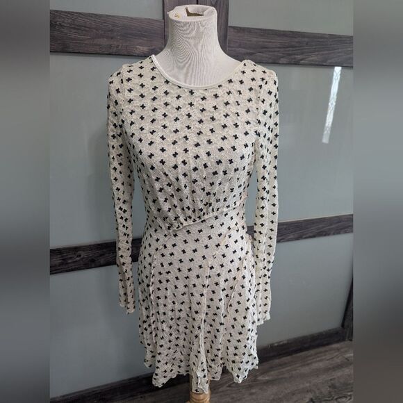 Free People Sheer Delight Lace Mini Dress Large No Slip - Picture 3 of 8